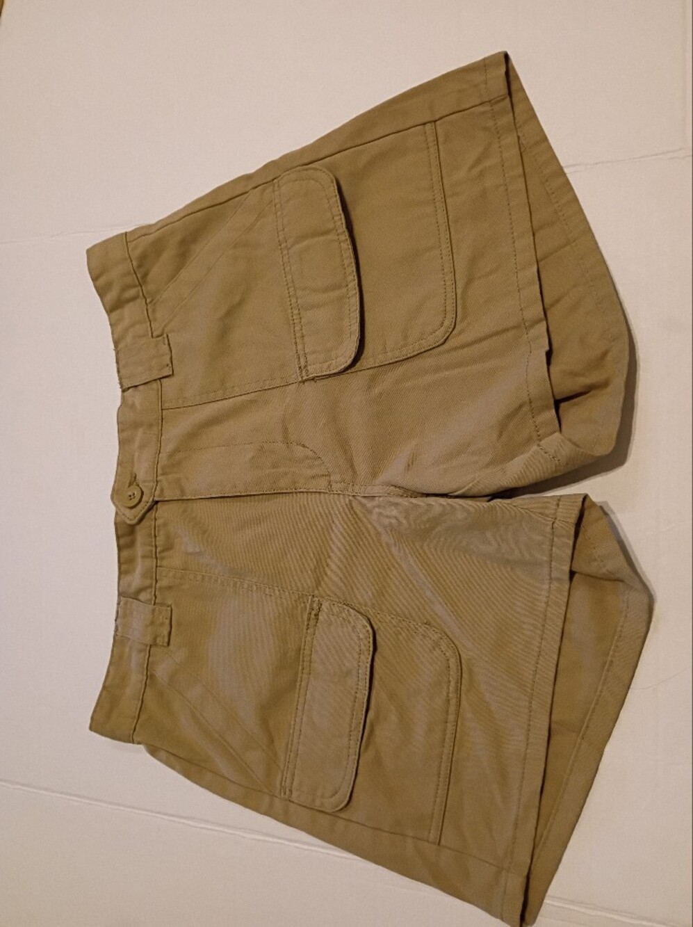Sabre Women’s Khaki Cargo Shorts - Classic Utility Style Sz 8